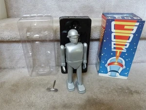 ~ GORT Galaktischer Polizist Der Tag, an dem die Erde stillstand Blech-Aufziehroboter 9 Zoll groß - Bild 1 von 17