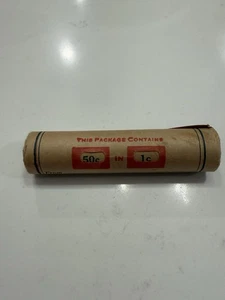 1958 D Ender Wheat Pennies Roll Of 50 Brilliant Uncirculated Condition-yr Of DDO - Picture 1 of 5
