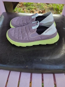Women's Size 6 Lavender And Lime Green Merrell Shoes J006656 - Picture 1 of 9