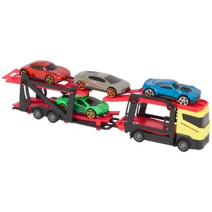 Teamsterz (Lkw-Transporter mit Autos / mehrfarbig / NEU in OVP) - Bild 1 von 3