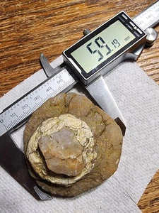 Very Strange Geode Oddity Fossil Rock Hound Collector Piece Crystal Nipple Rock - Picture 1 of 7