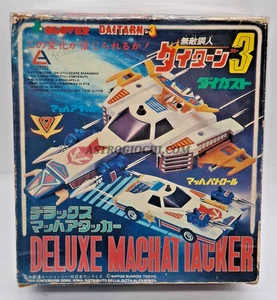 CLOVER DAITARN 3 MATCH PATROL DX ATTACKER DIECAST VINTAGE 70 COMPLETA BELLISSIMA - Picture 1 of 18