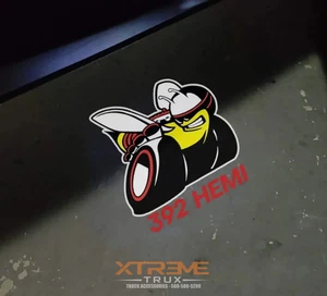 Dodge Challenger Scat Pack LED Door Courtesy Puddle Lights 6.4L R/T 392 SRT Hell - Foto 1 di 2