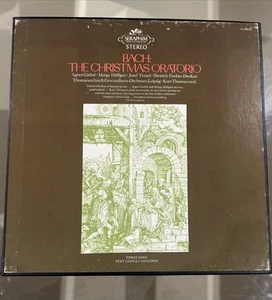 NM 1962 Bach The Christmas Oratorio 3 LP Albums w/ booklet - Picture 1 of 6