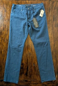 Liverpool Jeans Men 30×30 Blue Relaxed Straight Fit Pant Premium Stretch Comfort - Picture 1 of 13