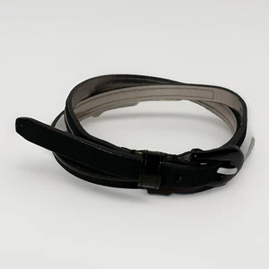 Calvin Klein Women’s Size 32”’ Belt Leather Black Buckle Thin - Picture 1 of 7