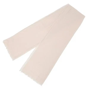 Literarischer Sonnenschutz Schal Baumwolle Leinen Kleid Halstuch Beige für Damen - Bild 1 von 12