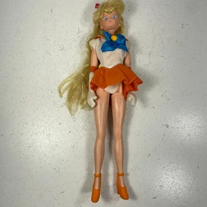 Sailor Venus Minako Aino 2001 Irwin Toys 11,5" Poseable Orange Shoes Irwin 2000 - Bild 1 von 21