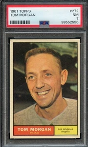 1961 Topps #272 Tom Morgan PSA 7 Los Angeles Angels 2556 - Picture 1 of 2