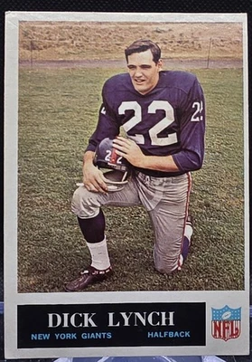 1965 Philadelphia Dick Lynch #119 NY Giants EX-EXMINT - Image 1 of 2