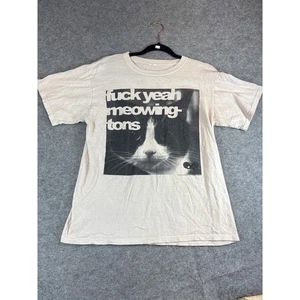 RARE Y2K Deadmau5 Meowing Tons Music Shirt Mens Medium Retro House EDM Merch Y2k - Picture 1 of 7