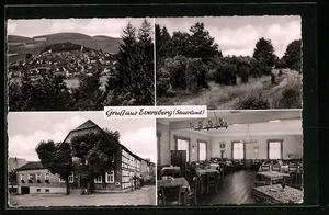Eversberg /Sauerland, Ansichtskarte, Totalansicht, Gasthof Hengesbach  - Picture 1 of 2