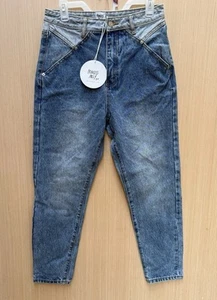 Princess Polly Springfield Mom Mid Jeans Denim Women’s Size 8 Blue 28 X 26 - Picture 1 of 8
