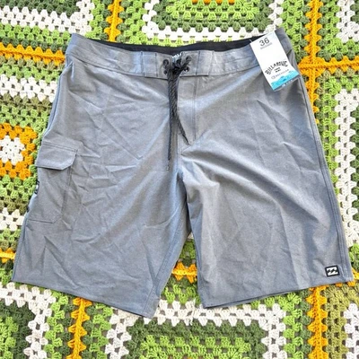 Pantalones Cortos Billabong Para Hombre Reciclador Crossfire Híbridos Sumergibles Gris 36 Patinador Foto 1 de 4