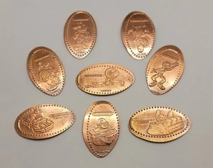 Set of 8 Tomorrowland Magic Kingdom Disney World Pressed Penny Pennies - Picture 1 of 5