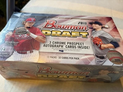 2018 Bowman Draft Jumbo Baseball Box - 3 Autographs Per Box - Image 1 of 3