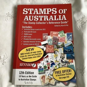 Stamps of Australia 12 Edition 2010. Coloured Stamp Catalogue - Picture 1 of 10
