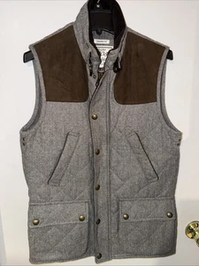 Jos A Bank 1905  Vest Quilted Wool Blend Lined Mens Medium NWT $250 - Picture 1 of 6