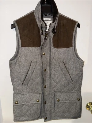 Jos A Bank 1905  Vest Quilted Wool Blend Lined Mens Medium NWT $250 - Image 1 of 4
