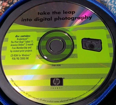 Take the Leap into Digital Photography Windows 95B/98/2000/ME HP Invent CD-ROM - Image 1 of 2