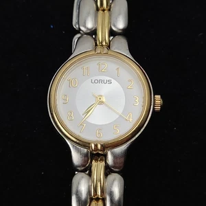 Lorus Womens Watch 6" Two tone bracelet silver/gold Running - Picture 1 of 10