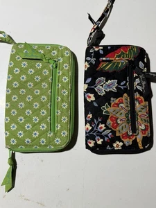 Vera Bradley Geldbörsen 2er Set Retired grün und schwarz gebraucht - Bild 1 von 6