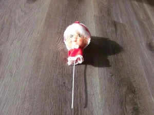 COLLECTIBLE MRS. SANTA CLAUS PICK MADE IN JAPAN 9 INCH TALL - Picture 1 of 2