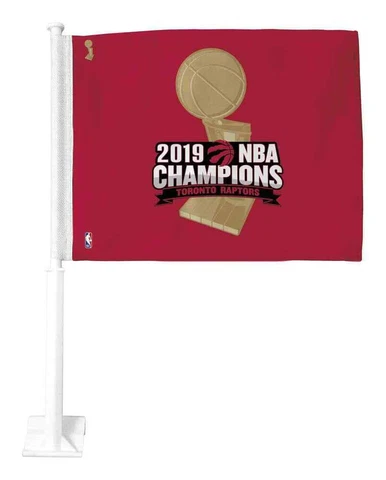 Toronto Raptors 2019 NBA Finals Champions Double Sided Car Flag [Brand New] Cover