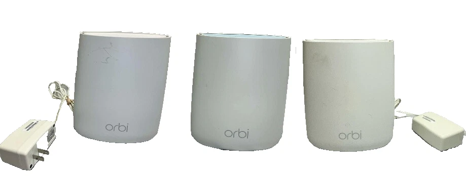 NETGEAR Orbi RBS20(2) Satellite & RBR20(1) Router Home Mesh WiFi Tri-band Set - Image 1 of 4