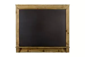 Blackboard with 3 Hooks 79 x 70cm - Picture 1 of 4