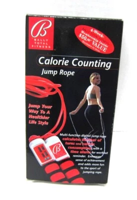 Cuerda de Saltar Digital Multifunción Conteo de Calorías Salud Bally Fitness Total Foto 1 de 3