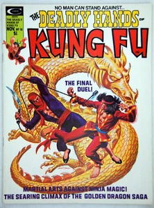 The Deadly Hands of Kung-Fu Nov 1975 Edición # 18 protagonizada por Takakura Ken - Imagen 1 de 11