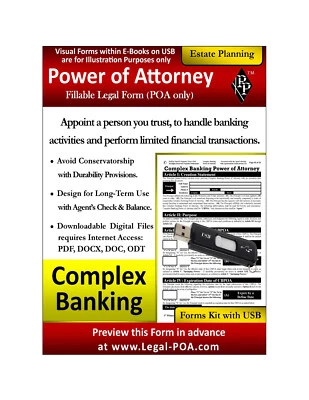 Complex Banking Power of Attorney - Form & USB ( Legal Kit ) - Image 1 of 4