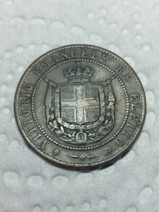 Coin, ITALIAN STATES, TUSCANY, Provisional Government, 5 Centesimi, 1859 As Is - Picture 1 of 2