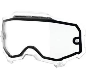 100% Vented Dual Pane Clear Armega Replacement Goggle Lens - 100% 59052-00001 - Picture 1 of 1