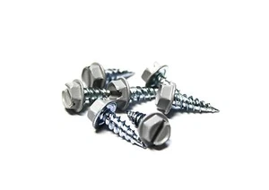 (500) Tornillos de chapa de cabeza hexagonal ranurada 8x1/2 (Everest) - Imagen 1 de 1