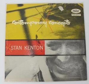 Capitol Records T666 Stan Kenton Contemporary Concepts Big Band Jazz LP Mono VTG - Picture 1 of 6
