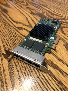 Dell Intel I350-T4 PCI-E x4 Quad Port 1Gbe Gigabit Ethernet Adapter THGMP - Picture 1 of 3
