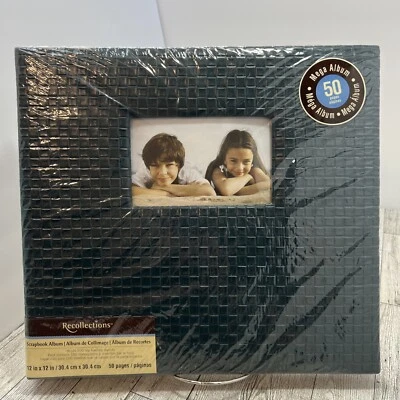 Mega álbum de recortes azul de 12" x 12" de Recollections® Foto 1 de 4