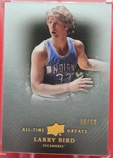 2013 Upper Deck All Time Greats Silver Spectrum Base Larry Bird 9/10