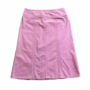 Falda New Look UK 8 Vintage Y2K Línea A Acampanada Babydoll Rosa Vacaciones de Verano - Imagen 1 de 13