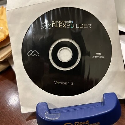 BRAND NEW UNUSED MACROMEDIA FLEXBUILDER fx  v1.5 CD+ DEVNET RESOURCE KIT 10 CDS. - Image 1 of 4