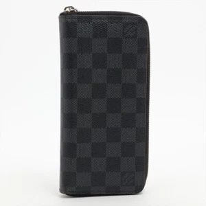 PRE-LOVED Louis Vuitton Damier Graphite Zippy Wallet Vertical N63095 CA4135 - Bild 1 von 11