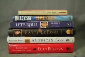 6 books biography Ellen Burstyn Let's Roll Lisa Beamer Mr Rogers Bill Cosby - Picture 1 of 6