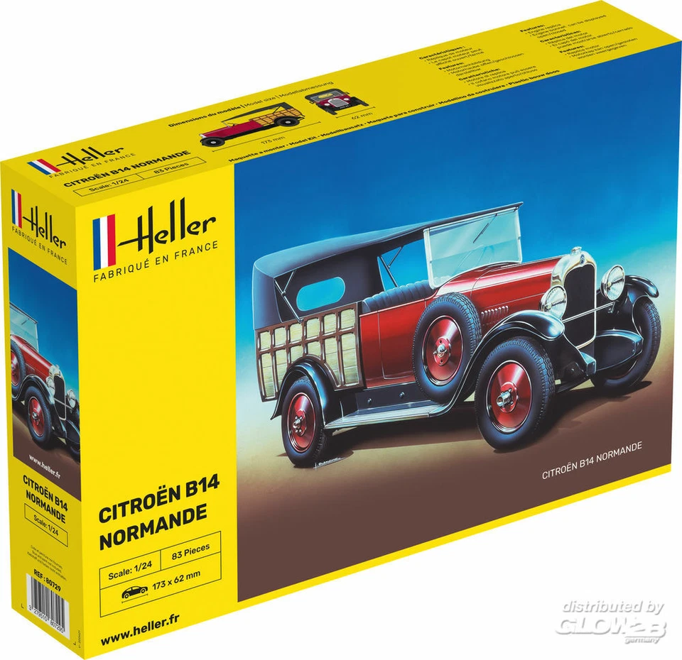 Heller: Citroen B14 Normande in 1:24 [1000807290] - Immagine 1 di 1