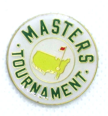 2024 Augusta MASTERS, BLANCO, TORNEO, MARCADOR DE BOLA - NUEVO Foto 1 de 2