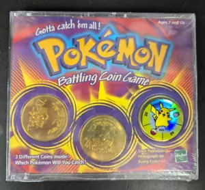 Pokémon Battling Coin Game NIB (Sealed) 1999 Coins - Hasbro Nintendo - Official - Picture 1 of 3