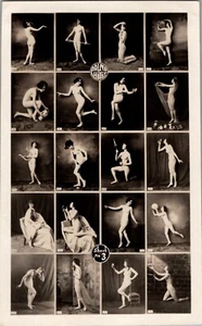20er Jahre Ära gewagtes Aktfoto Frauen Muster Proof Bogen 20 Bilder rar - Bild 1 von 3