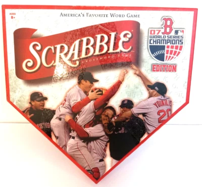 Scrabble Board Game Boston Red Sox 2007 World Series Champions Edition Complete - Image 1 of 4