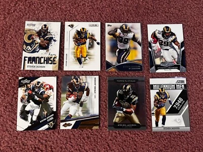 Steven Jackson - Lote de 8 tarjetas diferentes Foto 1 de 4